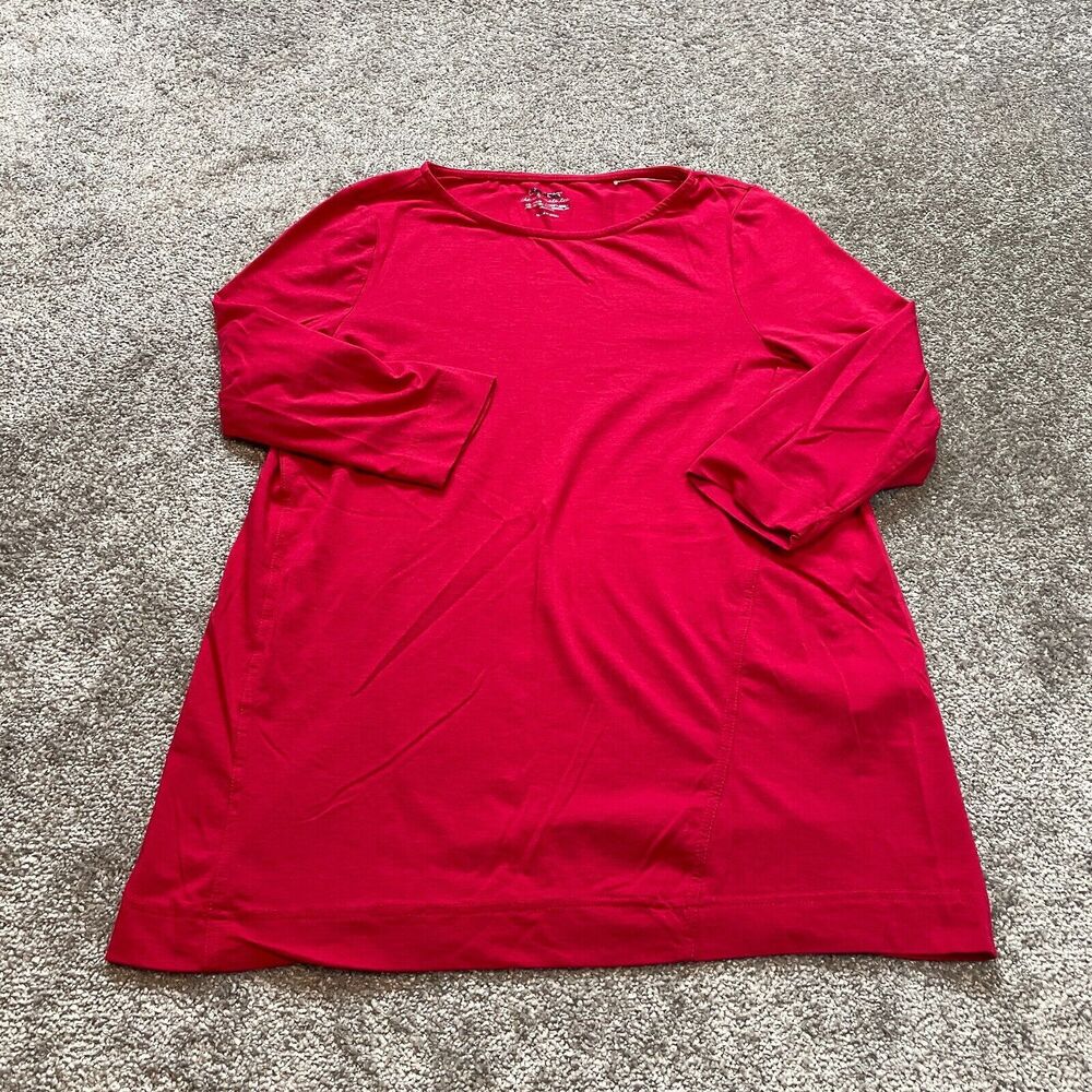 Chico's the Ultimate Tee Tunic Shirt Womens Chico's Size 1 US Size Medium Pink